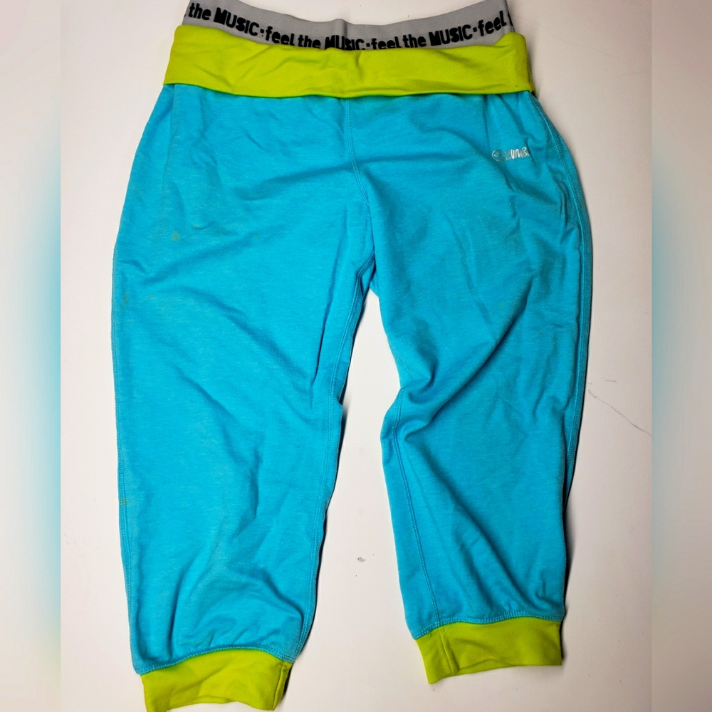 Zumba blue and green cargo pant